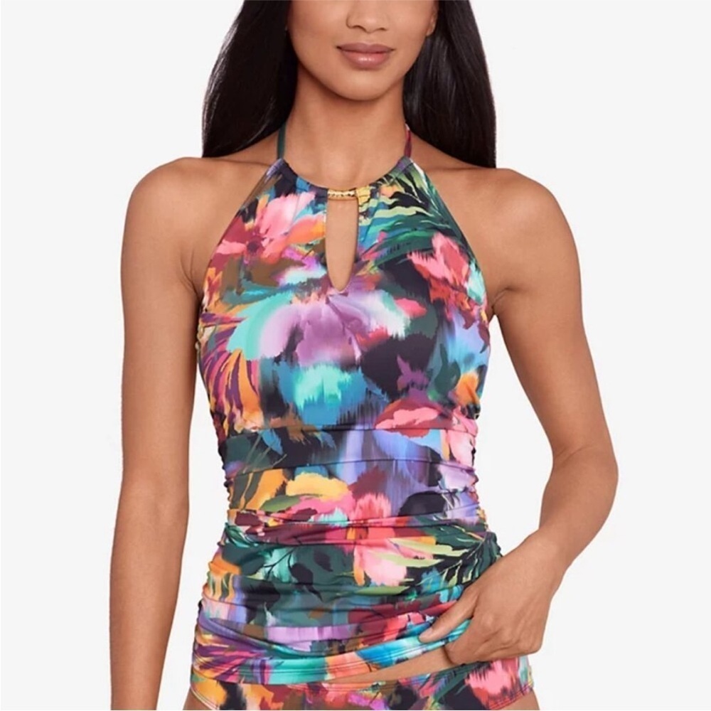 Lauren Ralph Lauren Multicolor Halter Bikini